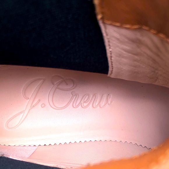 J. Crew Refined Leather Chelsea Boot In Rich Caramel. Woman’s Size 8 - Picture 8 of 10